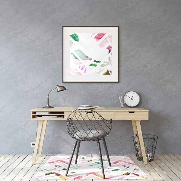 Stuhlunterlage Floral Chevron