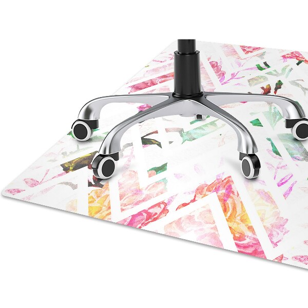 Stuhlunterlage Floral Chevron