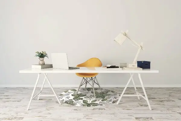 bodenschutzmatte bürostuhl Botanisches Muster