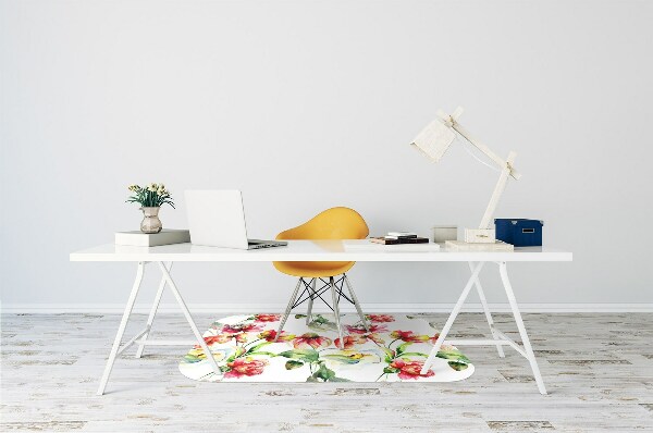Bürostuhlunterlage Wilde Blumen