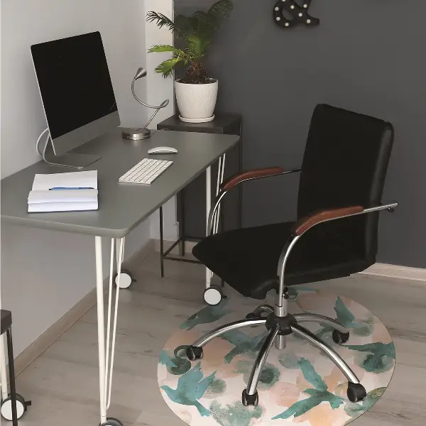 Stuhlmatte Aquarellvögel