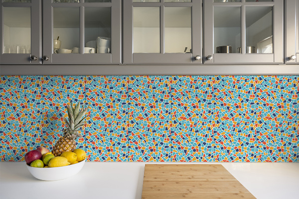 Vinyl wand boden fliesen buntes Mosaik