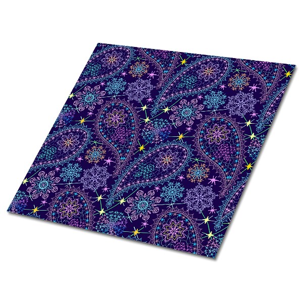 Vinyl wand boden fliesen Paisley-Muster