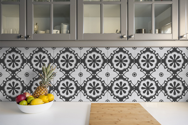 Vinyl fliesen Geometrisches graues Muster