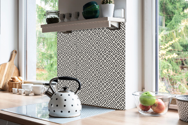 Vinyl fliesen selbstklebend Geometrische Linien