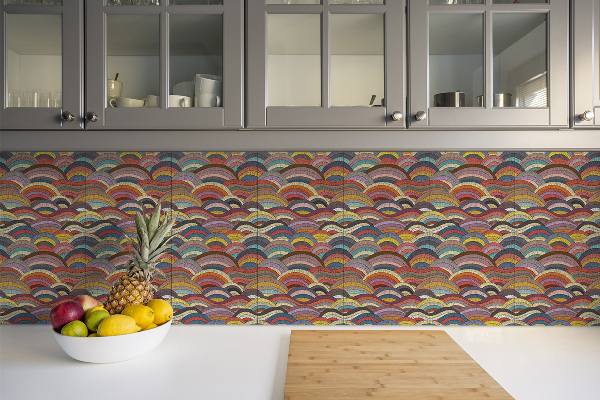 Selbstklebende vinyl fliesen Patchwork-Wellen