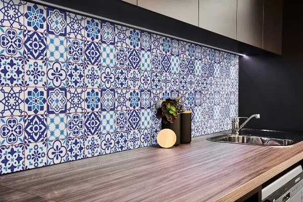 Wandverkleidung modern Azulejos Muster