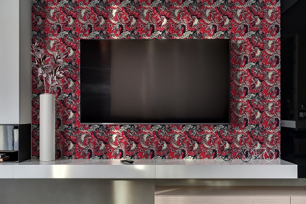 Wandverkleidung modern Schlange und Hahn