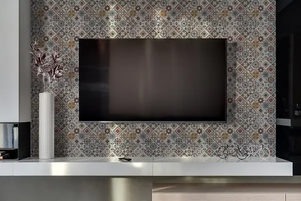Vinyl wandverkleidung selbstklebend Türkisches Patchwork