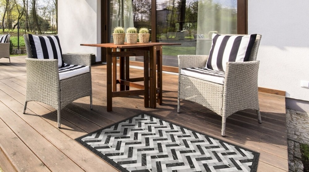 Teppiche für die Terrasse