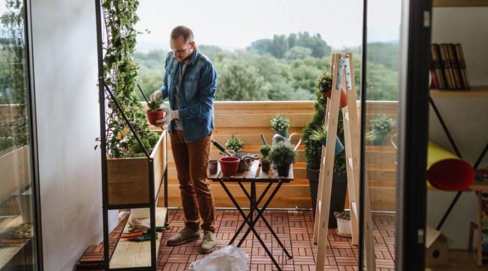 Inspiration für einen kleinen Balkon